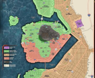 Why are the Cyberpunk RED and Cyberpunk 2077 maps so insanely different?