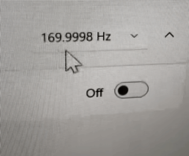 My friend got scammed out of his monitor refresh rate