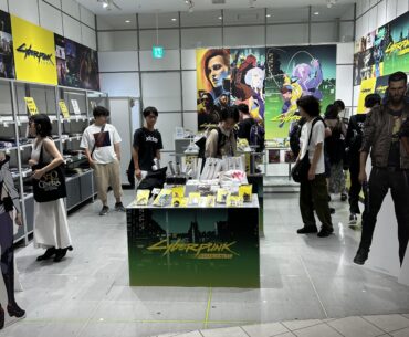 Cyberpunk themed store in Tokyo