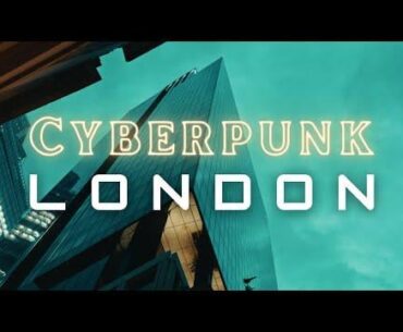 My effort at a cyberpunk aesthetic in London
