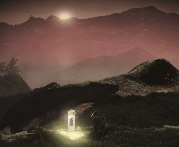 I composed a somewhat grim screenshot scene in no mans sky lol
