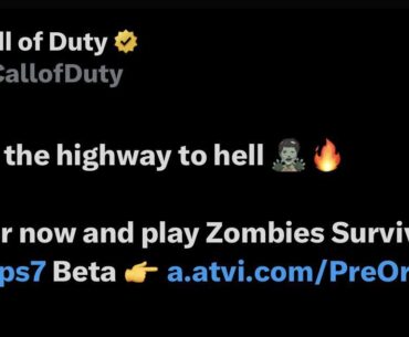 Zombies will be part of the BO7 Beta