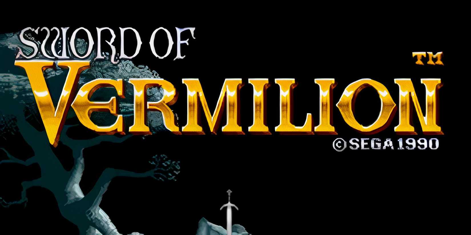 The Sword of Vermillion title screen
