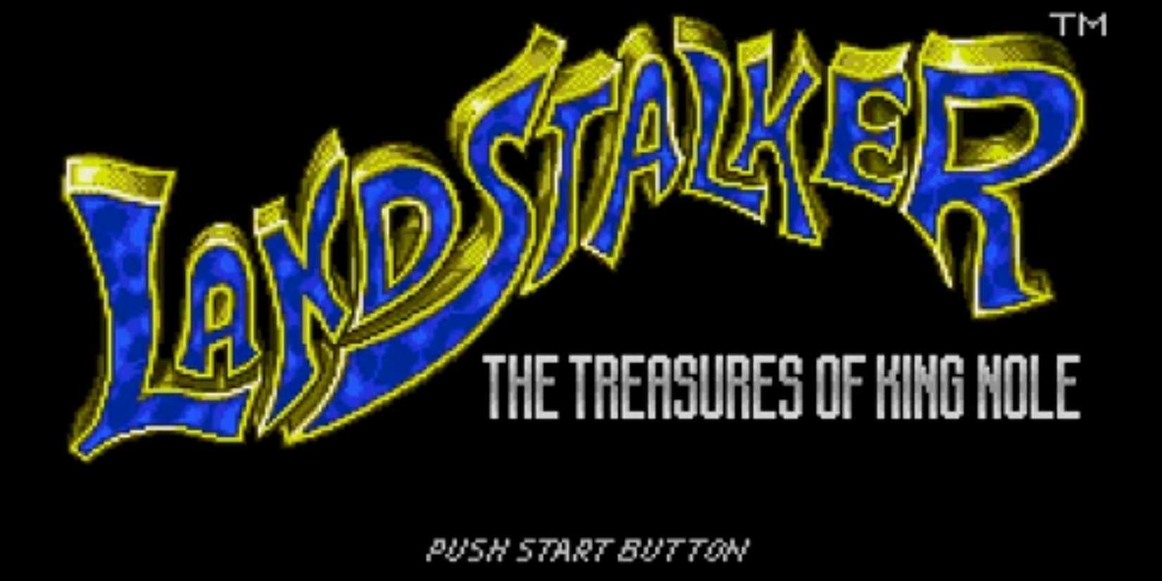 Landstalker: The Treasures of King Nole title screen