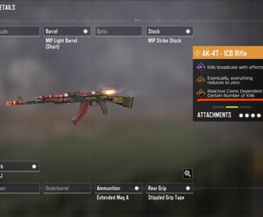 I've a doubt on AK47-ICB rifle