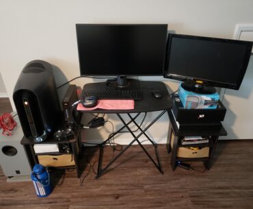 My gaming setup from back in 2020. I don't remember what my eDPI used to be, but I know it was HIGH.