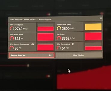 7800XT overclock