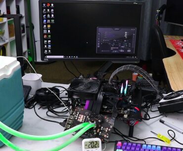 RTX 4060 at -20 C… without overclocking, GPU boost experiment.
