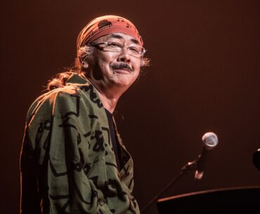 PARIS, FRANCE - NOVEMBER 17: Nobuo Uematsu performs at La Cigale on November 17, 2012 in Paris, France.
