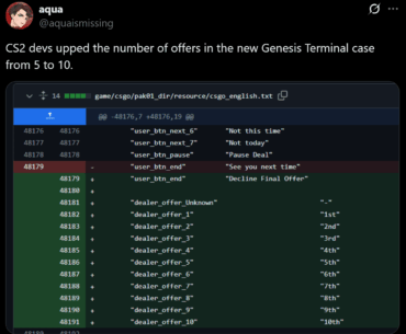 You can now get up to 10 offers in the Genesis Terminal case