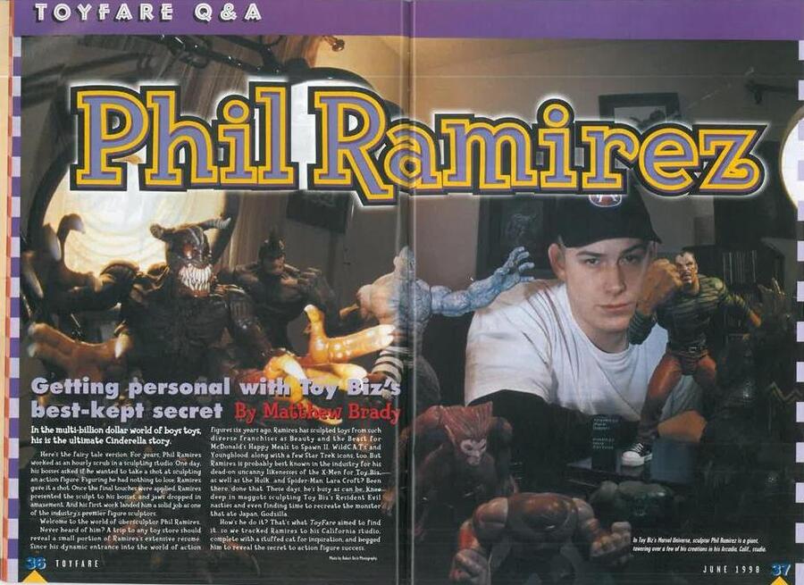 Toyfare Magazine Phil Ramirez Interview
