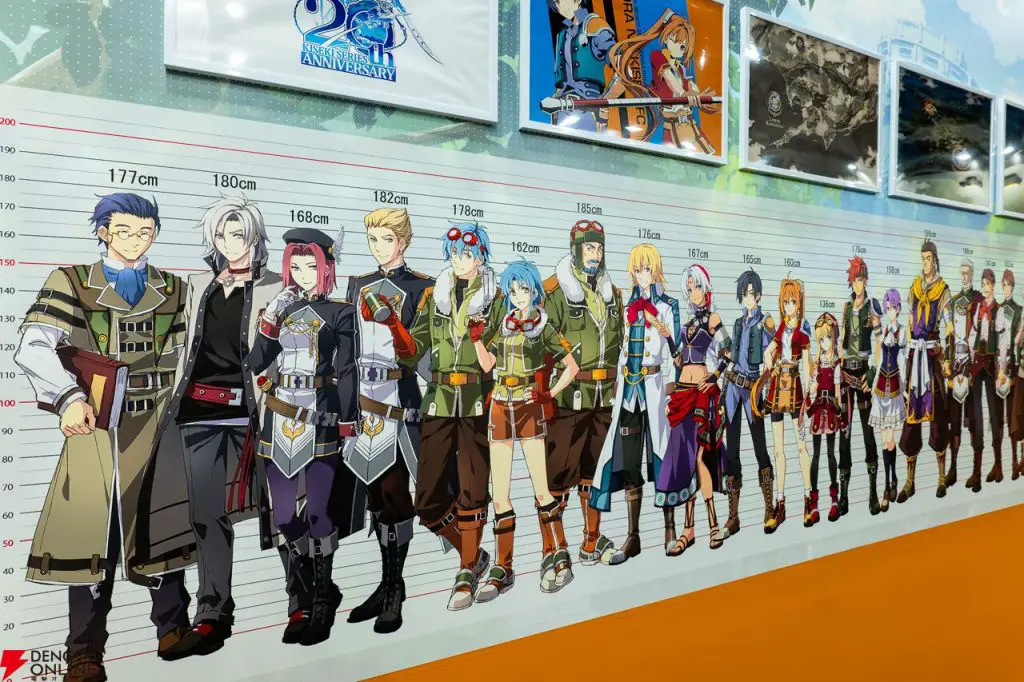 Official Character Heights for Trails in the Sky 1st Chapter Revealed at TGS 2025 1 trails in the sky