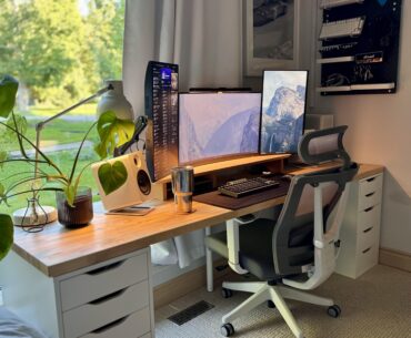 New desk, monitors and keyboard for 2025!