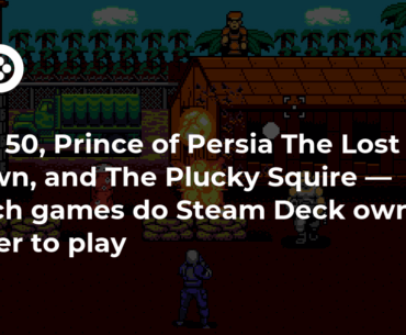 UFO 50, Prince of Persia The Lost Crown, and The Plucky Squire — which games do Steam Deck owners prefer to play