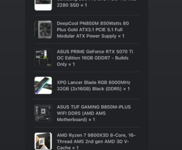 First Build