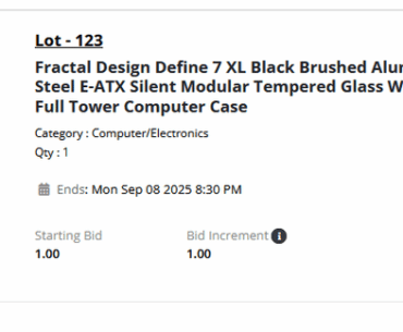 I bought a "Case" for $32 at auction