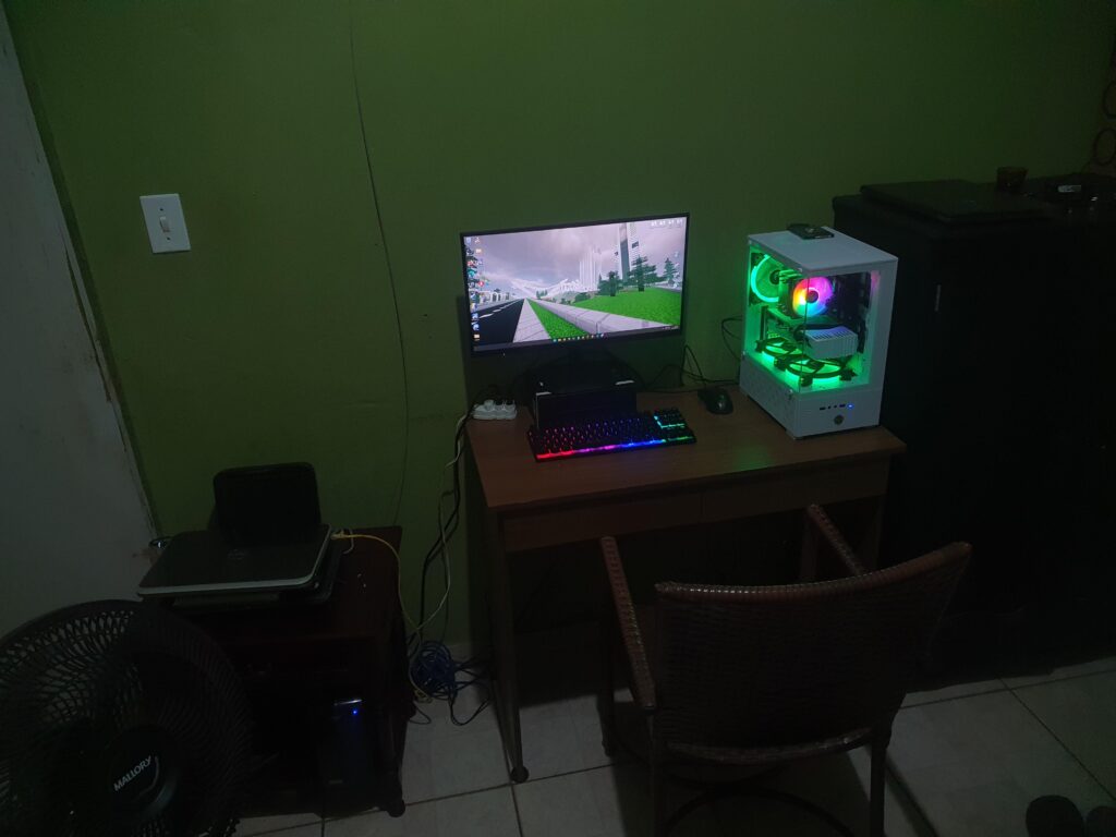My first gaming setup. Shitty or average?