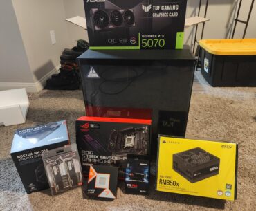Six months ago I was homeless. Today I build a new PC. Wish me luck.