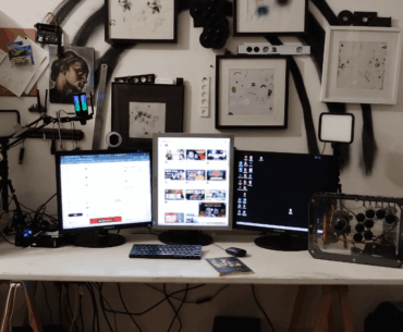 3*4:3 screens. Retro gaming and working station.