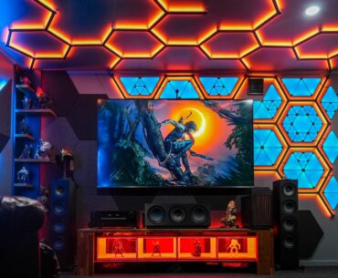 My gaming PC Home Theater setup