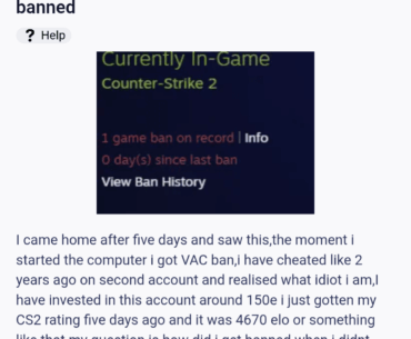 Valve banning players detected 2 years ago - Is it happening?
