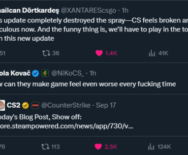 XANTARES and NiKo sharing their thoughts on the new update