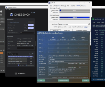 9950x3D and DDR5 6000 cl26 Scores. What can I improve?