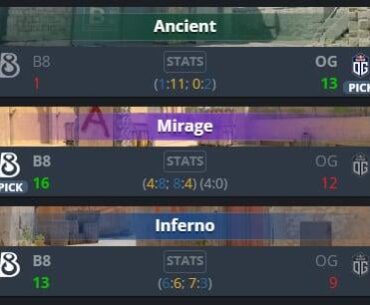 Insane Collapse by OG vs B8 on Starladder Tournament