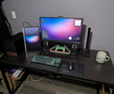 My new setup for my first small form factor PC build