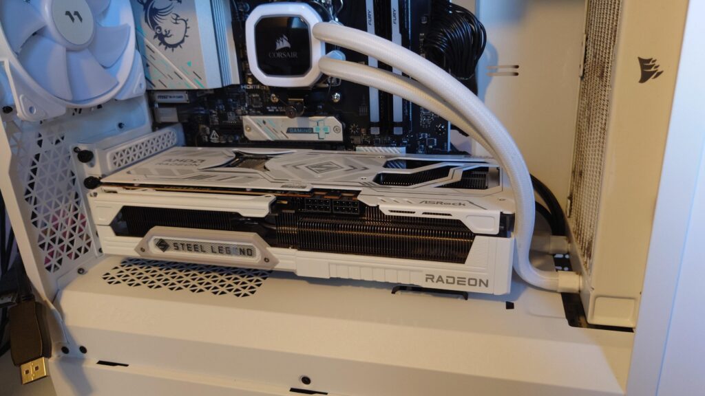 Upgrading my PC, the tubing touches the VGA