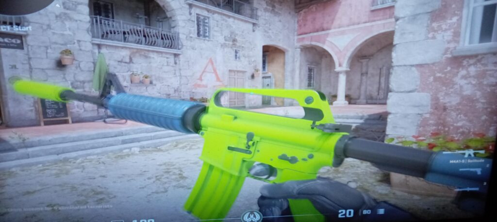 Why does my solitude change colour in a game???