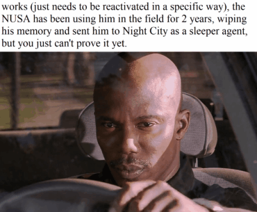 I'm onto you, Myers !