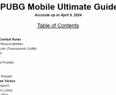 A Farewell Gift: The Complete PUBG Guide I Built Over 7 Years