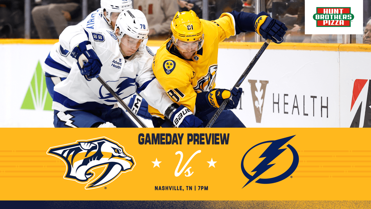 PRESEASON GAME DAY: Lightning vs. Preds, September 23 PRESEASON GAME DAY: Lightning vs. Preds, September 23