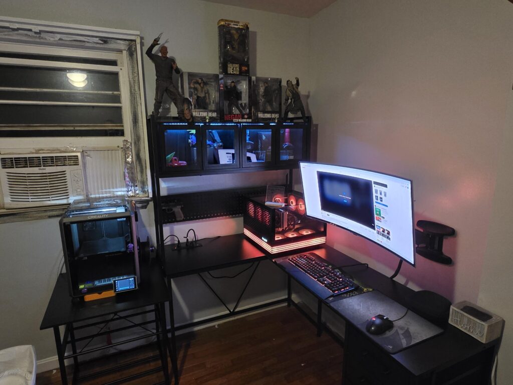 New home office setup. Still have a little work to do.