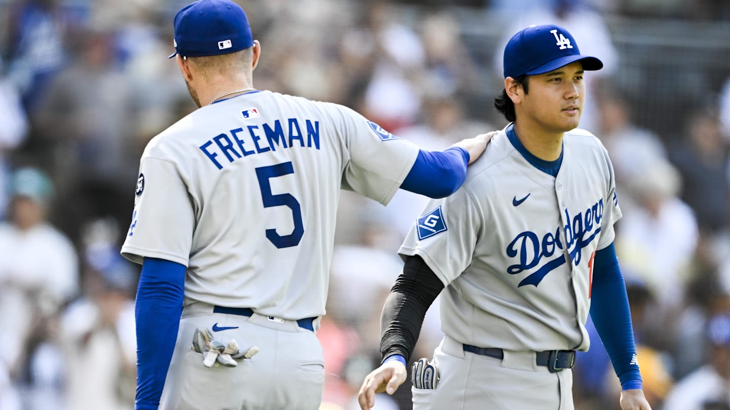 Ohtani’s wife Mamiko upstaged by Dodgers WAG Chelsea Freeman in matching Game 4 fits Ohtani’s wife Mamiko upstaged by Dodgers WAG Chelsea Freeman in matching Game 4 fits