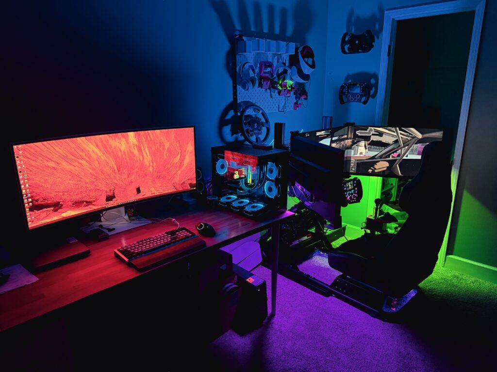 Home office to sim rig