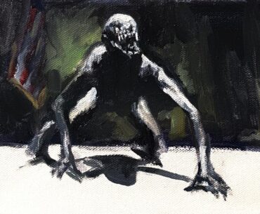 I made an oil painting of a Nova Crawler
