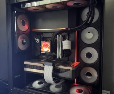 Should I add a lcd screen with all the space above the cpu?