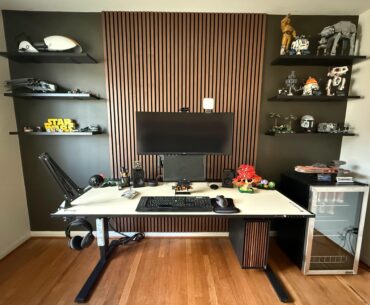 My work and play battlestation first draft. Looking for suggestions on adding some liveliness to it.