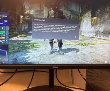 Says there’s an issue with my computer blocking the vac system?