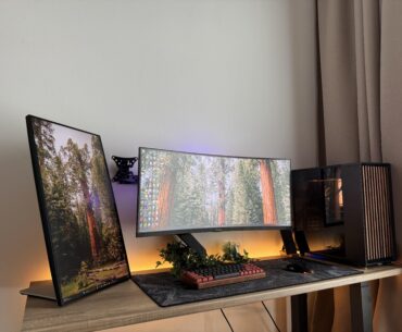 My gaming and work setup :)
