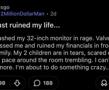 Poor man let me take you a hug