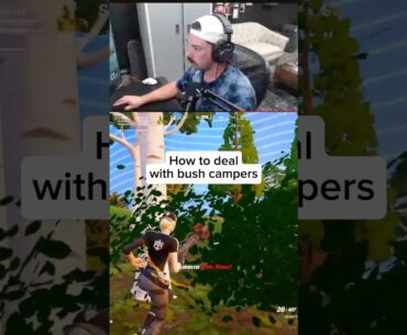 How to deal with BUSH CAMPERS in Fortnite Reload