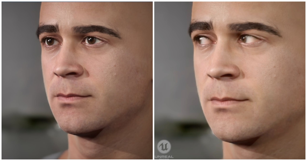 Check Out This WIP 3D Recreation of Colin Farrell Created with UE5 Check Out This WIP 3D Recreation of Colin Farrell Created with UE5