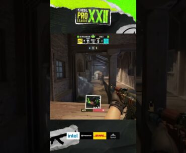 makazze goes CRAZY with a BRUTAL QUADRA KILL! #esl #cs #кс #counterstrike #csgo