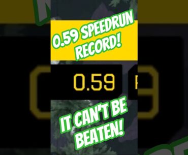 0.59 Second Speedrun - This must be the Fastest! #speedrun #fps #gaming