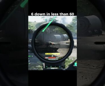 6 down in less than 60 Battlefield #battlefield6 #bf6 #bf2042 #battlefield2042 #fps #fpsgames