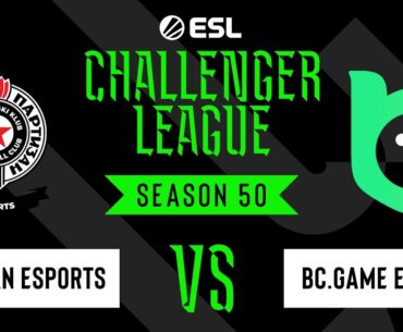 Partizan Esports vs BCGame Esports - ESL Challenger League - Season 50 EU