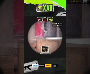 makazze WINS FORCE ROUND with QUAD! #esl #cs #кс #counterstrike #csgo